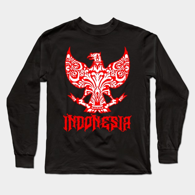 Garuda Indonesia Long Sleeve T-Shirt by KANDIM'S Studio